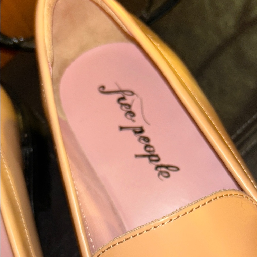 Free People Tan Leather Loafers - Picture 3 of 17